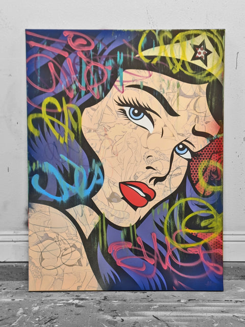 Wonder Face (Graffiti Blue)